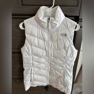 The North Face Cream Puffer Vest